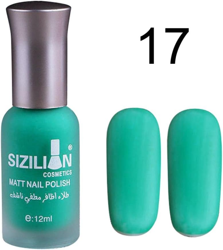 Nail Art ,Vanvler 12ml Quick Dry Long Lasting Nail Enamel Matte Nail Polish (17)