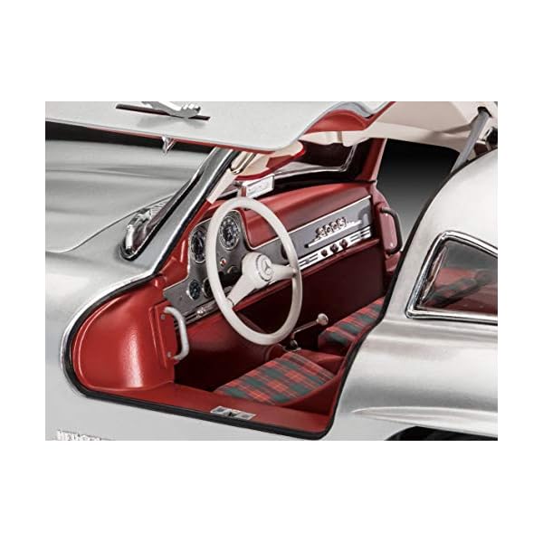 Revell RV07657 07657 Mercedes Benz 300 SL originalgetreuer Modellbausatz fÃ¼r Experten, unlackiert – Bild 6