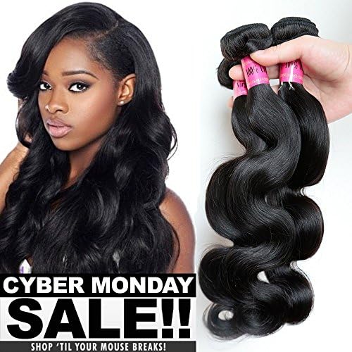 XiaoYuan 20"22"24" Brazilian Body Wave Virgin Hair 3 Bundles 8a Grade 100% Unprocessed Virgin Human Hair Extensions Natural Color 100g/Bundle