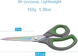 LIVINGO Fabric Scissors Heavy Duty Shears with Non-Stick Titanium Coating view 2