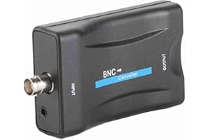 Ejoyous BNC to Konverter 1080p 720p Video Adapter with 3D Compensation Scaler Up Technology for Monitoring Camera DVD Game Co