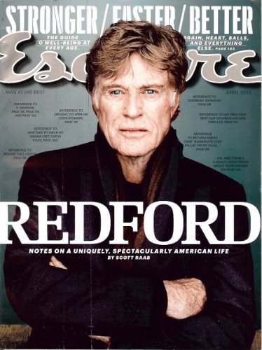 Esquire Magazine (April, 2013) Robert Redford Cover