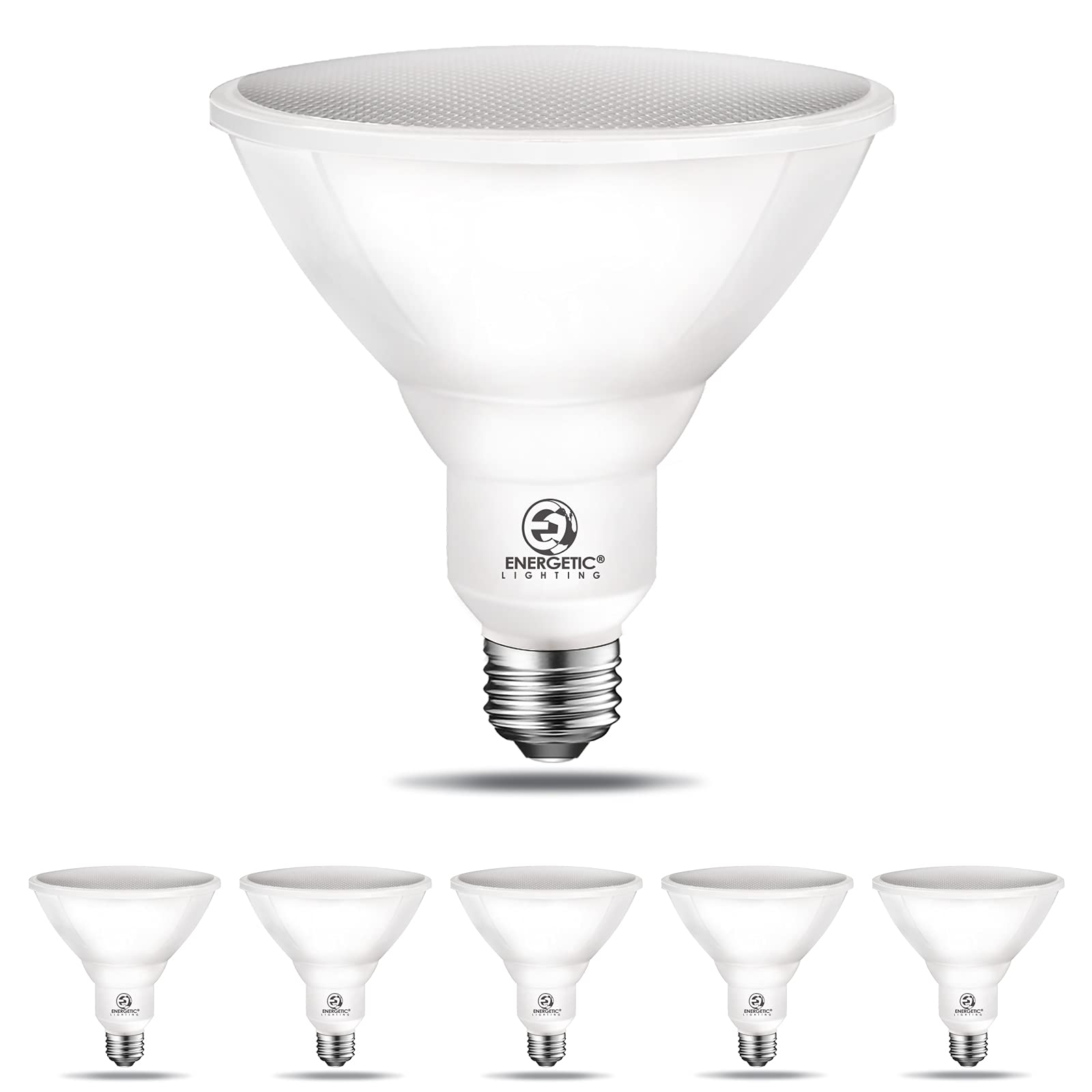 Photo 1 of Energetic Outdoor Par38 Led Flood Light,11W=90W,900lm,3000K Warm White,E26 Base,Non-Dimmable, Waterproof Spot Bulb,UL Listed (6 Pack)