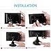 5 Inch Car Rear View Monitor - GOGO ROADLESS 2 Video Input Vehicle Backup Monitor for VCD / DVD / GPS / Car Reverse Camera /Truck//Trailer