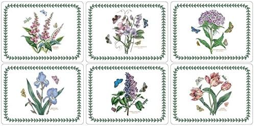 Portmeirion Botanic Garden - Rect Place Mats - Set of 6 (Pack of 2)