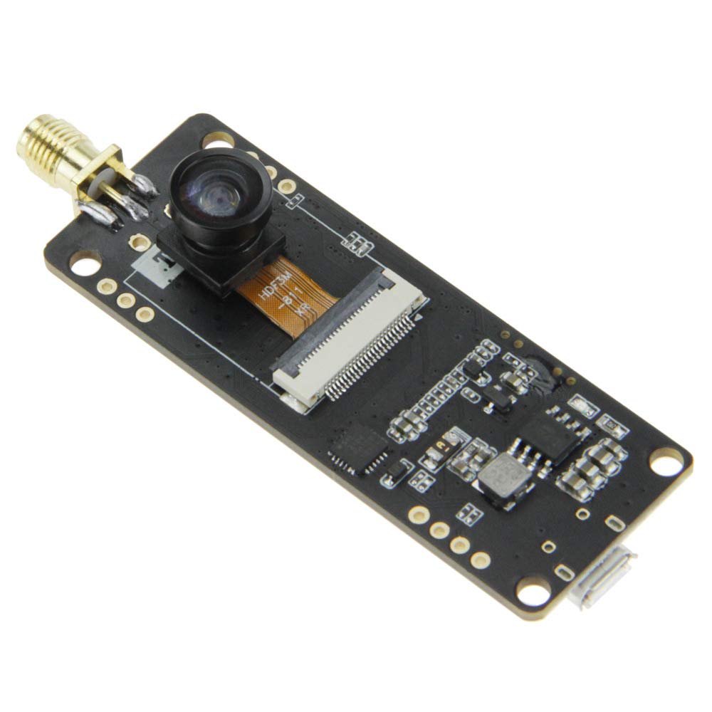 DollaTek ESP32 Fish Eye-Lens Camera Module Development Board OV2640 Camera SMA WiFi 3Dbi Antenna with 0.91 inch OLED display screen