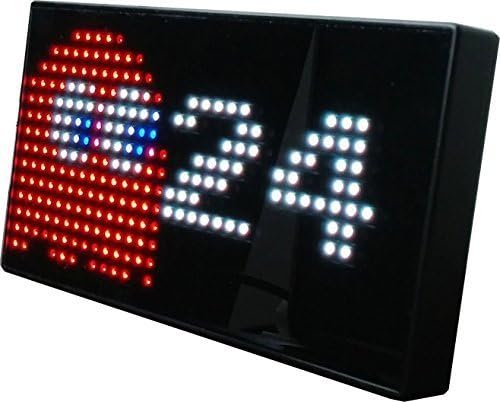 Amazon Co Jp パックマン プレミアム Led置時計 Pac Man Premium Led Desk Clock 並行輸入品 ホーム キッチン