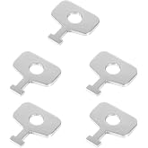 5-Pack 61-509 Emergency Release Key for Occupancy Indicator Deadbolts | Stainless Steel Bathroom Door Key for Schlage B571 &amp; for Falcon D271,Portable Bedroom Door Key Emergency Unlocking Tool