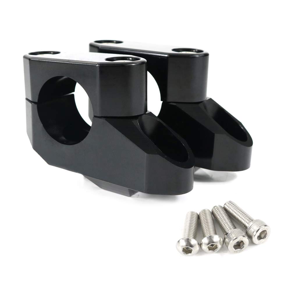 Photo 1 of Xitomer 1" 25.4mm Handlebar Risers 1 inch With Clamps, Fit for Shadow 600/750, XV1700 96-10 / XVZ1300, M50, Motorcycle ATV Dirt Bike LS 650 Motocross Handlebar Risers(Black)