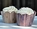 Woodgrain Cupcake Wrappers for Rustic Weddings, Western Cowboy/Cowgirl Birthday Parties, Lumberjack, Woodland, Outdoors Baby or Bridal Showers. Set of 24 Reversible Woodsy Cup Cake Holder Wraps. Brown