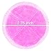 Pawlegend Reusable-Cotton-Rounds-Makeup-Remover,Cotton Pads Reusable,Pack of 16,Facial Cleansing Rounds,Toner Pads,Reusable Makeup Wipes with Laundry Bag (Bamboo Velour, White&Hot Pink)