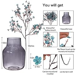 15 Pcs Artificial Flowers Fake Babys Breath Bouquet