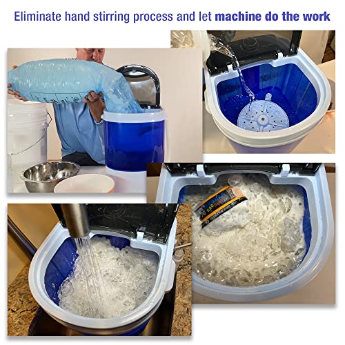 Bubble Bags Machine BUBBLEBAGDUDE 5 Gallon Mini Washer Herbal Ice
