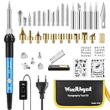 Kit Pirografia Legno WaxRhyed, Pirografia Legno 39 Pezzi Saldatura Elettrica Kit