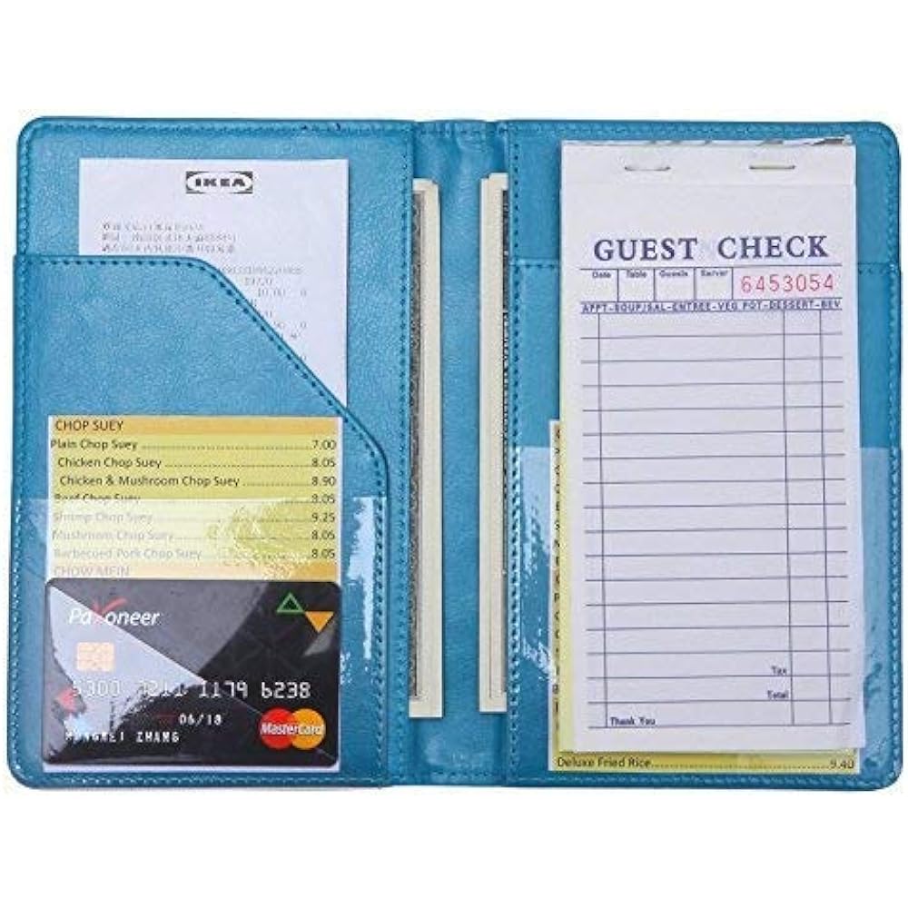 Waiter Book Server Wallet Pads Waitress Book Restaurant Waitstaff