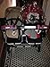 Choopie CityGrips Single Bar Grip Handle Covers for Stroller/Pram/Buggy Handlebars, Polka Dot Black, Large