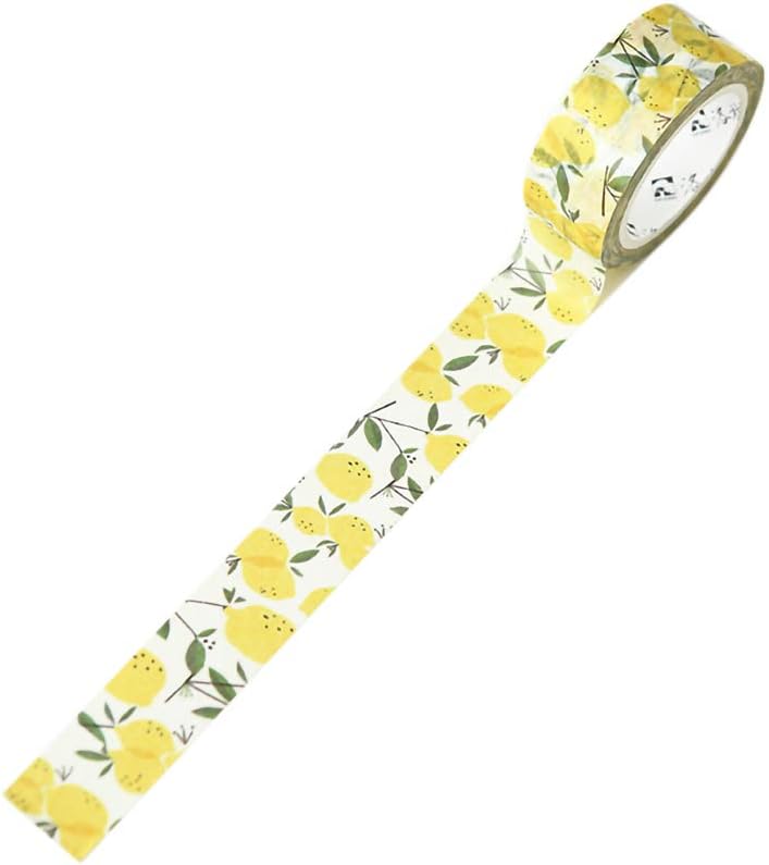 Lemon Masking Tape Fruit Decal Stickers Washi Paper Scrapbook Accessories for Self Adhesive Waterproof Gift Labels Arts…