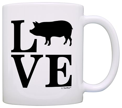 Amazon Com Barnyard Farm Animal Love Pigs Pork Barn Yard Gift
