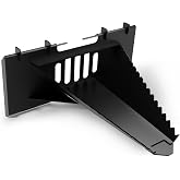 5/16&rdquo; Economy Series Stump Bucket Attachment, Serrated Leading Edge, Black | Rugged AR400 Steel Tip, Ideal for Stump Removal, Footing Digging, and Soil Prep