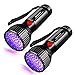 51 LED UV Flashlight Pet Urine Stain Detector 2 Pack - Morpilot Upgrade Best 395nm Ultraviolet Blacklight for Detect Bed Bug Dog Urine Stain Scorpion