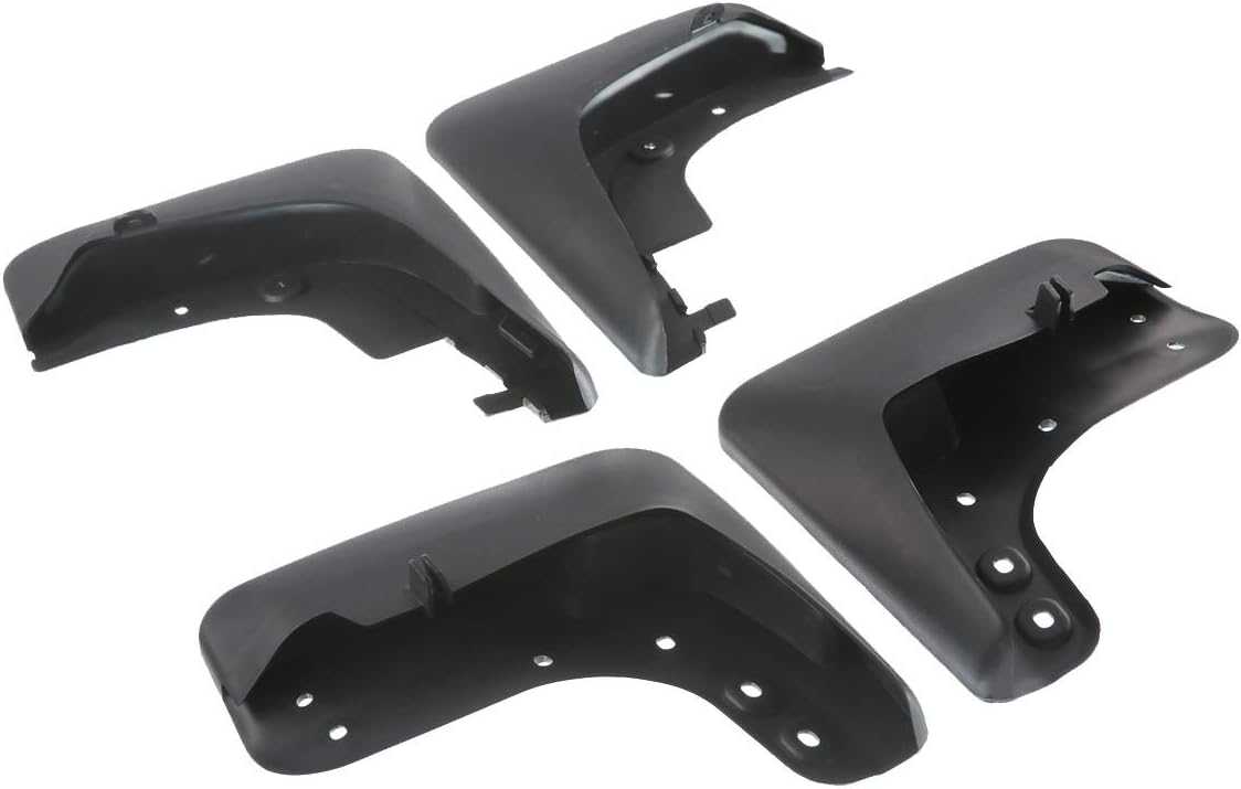 4x Splash Guards Front and Rear Compatible with T-i-g-u-a-n 5N SUV 2007-2015 5N0075101, black - Image 4