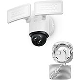 eufy Floodlight Camera E340 with AC Cable, Security Camera Outdoor, 360° PTZ, 24/7 Recording, 2.4G/5G Wi-Fi, 2000 LM, Motion Detection, Built-in Siren, Dual Cam, HB3 Compatible, No Monthly Fee
