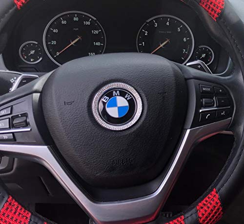 Car Steering Wheel Center Metal Crystal Diamond Decorative for BMW New 3 Series 320 GT5 Series X1 X 3 X4 X 5 X6 E46 E30 E34 E36 E39 E53 E60 E90