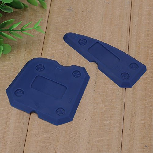 4Pcs Caulking Tool Kit Joint Sealant Silicone Edge Grout Remover Scraper Blue Hand Tools Windows Tile Cleaner for House
