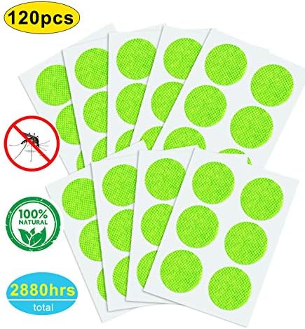 120 Pcs Mosquito Repellent Patches, Non-Toxic, Safe for Kids and Adults