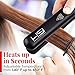 HSI Professional Glider | Ceramic Tourmaline Ionic Flat Iron Hair Straightener | Straightens & Curls with Adjustable Temp | Incl Glove, Pouch, Travel Size Argan Oil Hair Treatmentthumb 2