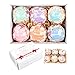 Bath Bombs Carreking 4.5Ounce 6PCS Bath Bomb Set of Lush Bath Bombs Sets Luxury Fizzies Effervescent Shower for Women, Graduation, Weddings, Birthdays and Bridal Showers
