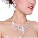 Leegoal Women's Wedding Jewellery Sets Fashion Bride Earrings & Pendant Necklace