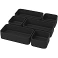 6-Piece Drawer Organizer Set With Adjustable Dividers - Plastic Trays For Bathroom, Makeup, Office - View #6