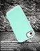 iPhone 8 / iPhone 7 Case, Style4U Slim Shock-Resistant Hybrid Armor Case with Credit / ID Card Compartment for Apple iPhone 8 and iPhone 7 with 1 Stylus [Mint Green]