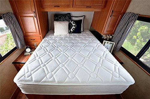 Zinus RV-SPP-10SQ  Deluxe Spring 10 Inch Pillow Top RV / Camper / Trailer / Truck Mattress, Short Queen
