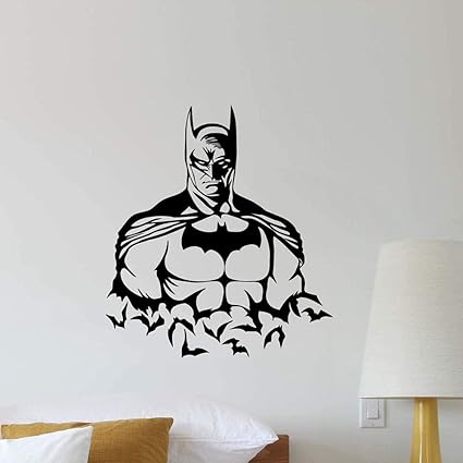 Amazon Com Ysisa Batman Wall Decal Sticker Batman Vinyl