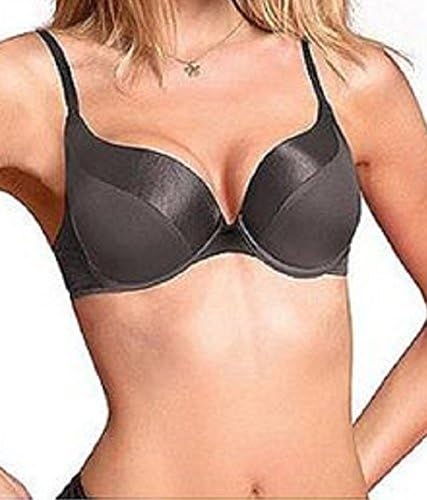 Sweet Nothings Maidenform Push Up Bra Satin Trim Chocolate 38D