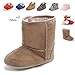 HLM Baby Shoes Sneakers Winter Infant for Girls Boys Canvas Cotton Fleece Brown Red Blue Pink -Deeply Discounted Price - Buy 2, Get 10% Off & Buy 3, Get 15% Off