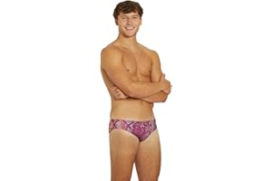 Sporti Men's Brief Swimsuit, Swimming Briefs for Training and Bathing, Comfortable fit and UPF 50+
