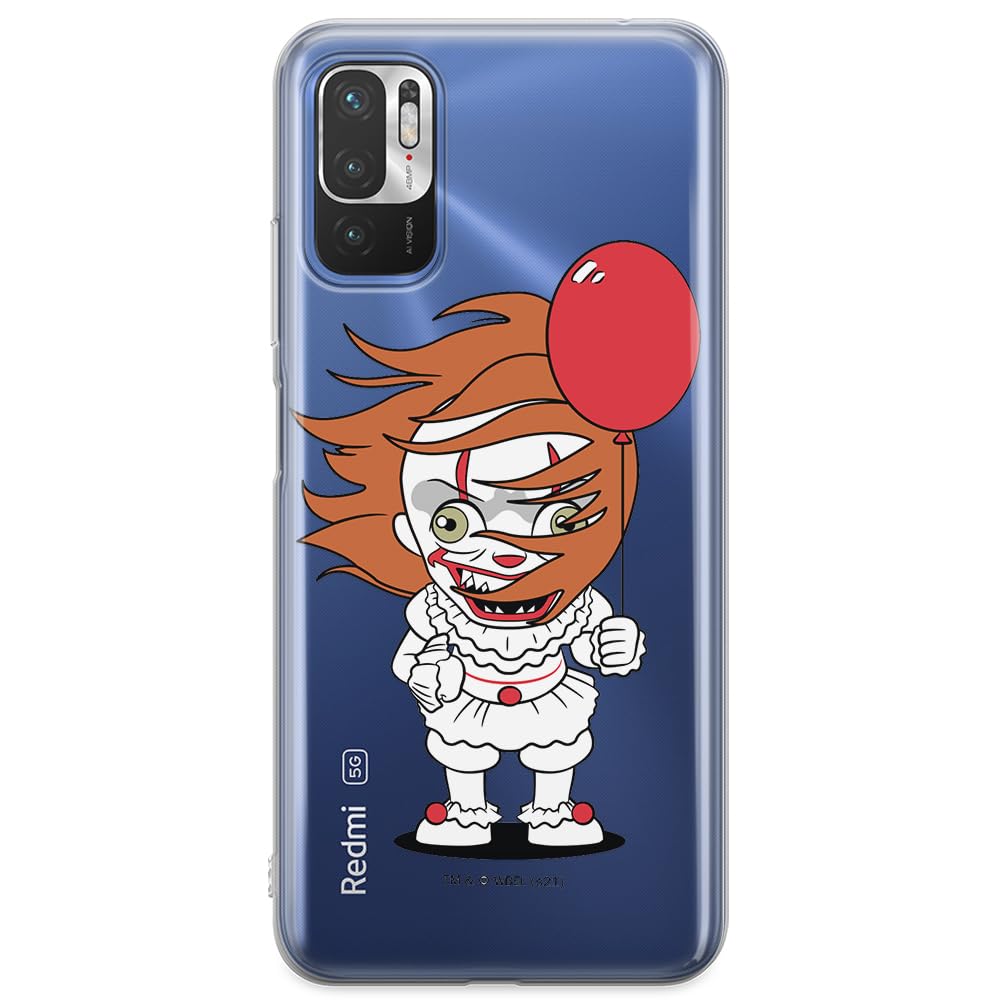 ERT GROUP mobile phone case for Xiaomi REDMI NOTE 10 5G / POCO M3 PRO original and officially Licensed Horror pattern It 005 optimally adapted to the shape of the mobile phone, partially transparent