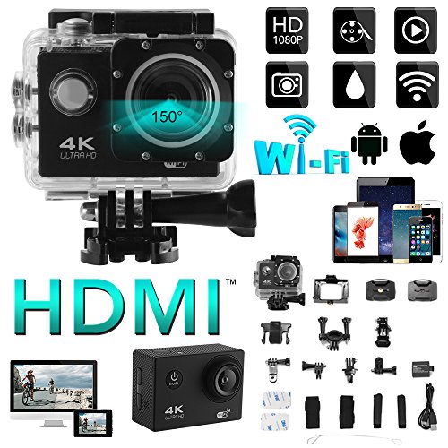 XCSOURCE 4K WIFI Sports Action Camera 2.0