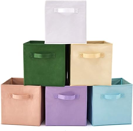 EZOWare Aufbewahrungsbox, 6er-Set Faltbare Aufbewahrungskiste für