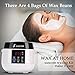 Wax Warmer Hair Removal Waxing Kit, Eyebrows Home Wax Kit with 4 Bags Painless Hard Wax Beans, Hard Wax Pot Heater with LCD Digital Screen for Women Men of All Body, Face, Bikini Area, Legs