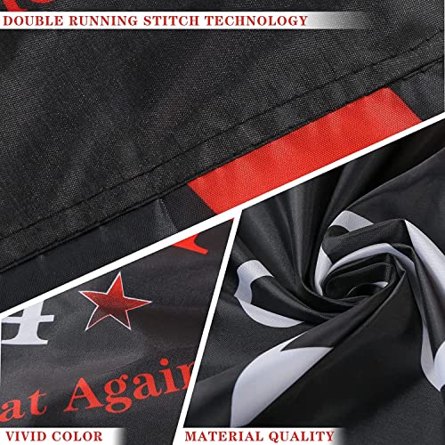 DomeStar Trump Cape for President 2024 Backdrop Banner, 3 x 5 Feet Trump Banner 2024 President Decoration and Supplies