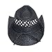 Vamuss Black Cowboy Hat for Women with Heart