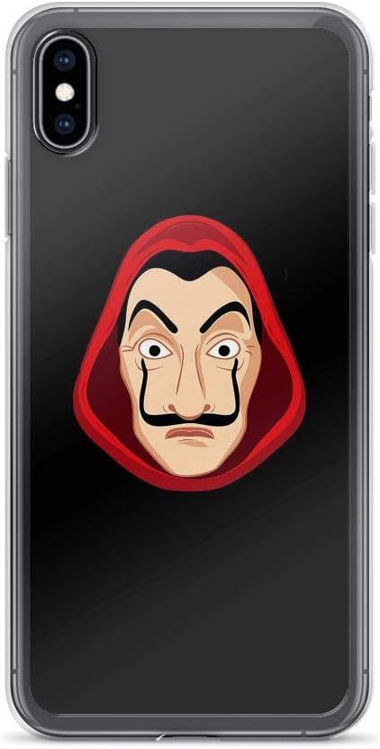 TeeTan Compatible with iPhone XR Case La Casa De Papel Mask Spanish Money Heist Season Pure Clear Phone Cases Cover