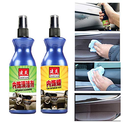 Chartsea Car Interior Wax Best for Leather Vinyl Carpet Upholstery Plastic Rubber (Interior Wax)