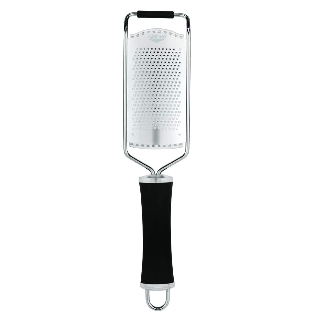 Paderno World Cuisine Stainless Steel Grater, Extra Fine Perforations