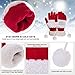 Vbiger Knit Gloves Magic Gloves Winter Warm Mittens Stretchable For Adults (christmas patten)