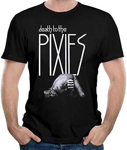 Naviiro Men's Pixies Rock Band Death To Be The Pixies Short-Sleeve Tshirt Black XL